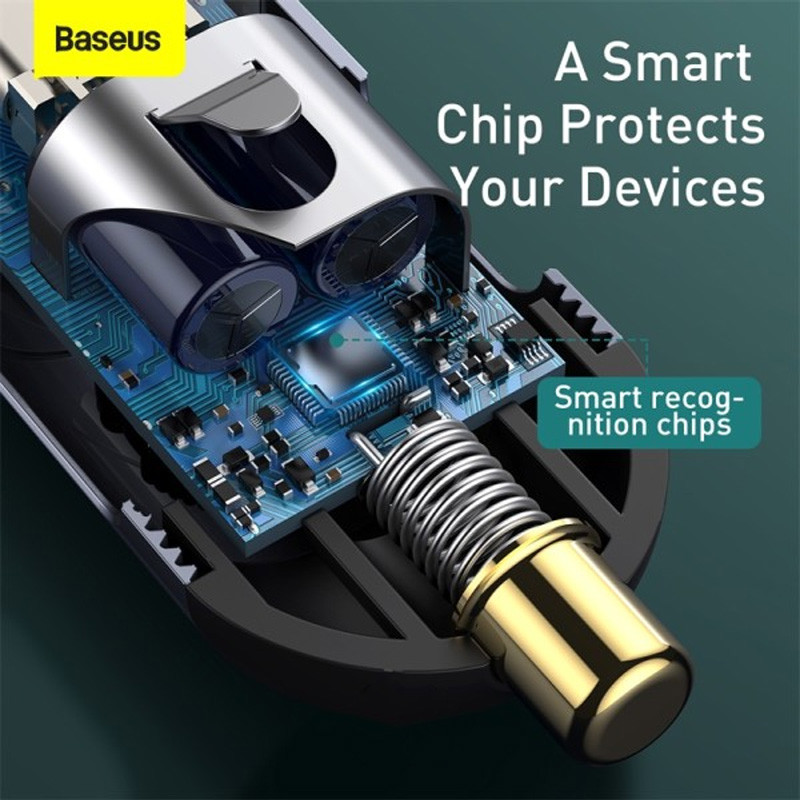 شارژر فندکی فست شارژ Baseus CCBT-B0G 3A PD 30W