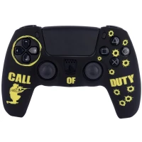 روکش دسته بازی PS5 طرح Call Of Duty زمینه مشکی زرد