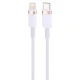 شارژر دیواری فست شارژ Usams T49 3A PD 20W + کابل تبدیل آیفونی