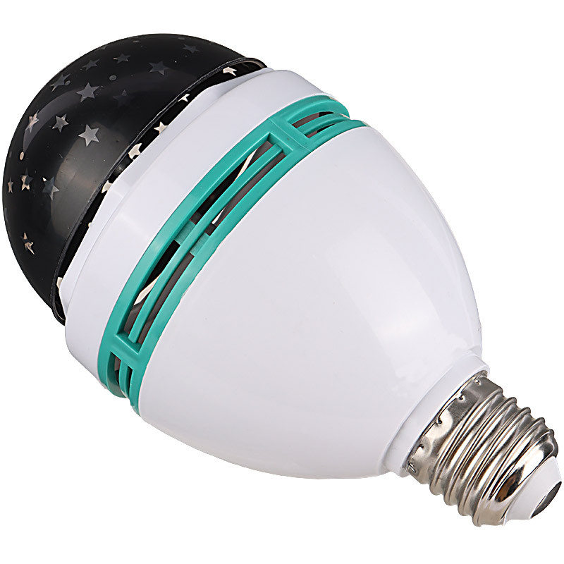 لامپ رقص نور گردان LED 3W E27