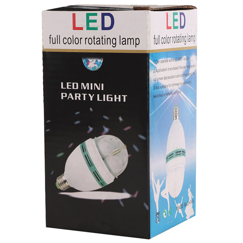 لامپ رقص نور گردان LED 3W E27