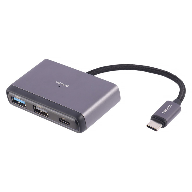 هاب و رم ریدر Usams US-SJ628 Type-C To USB2.0/USB3.0/SD/Micro SD/Type-C PD