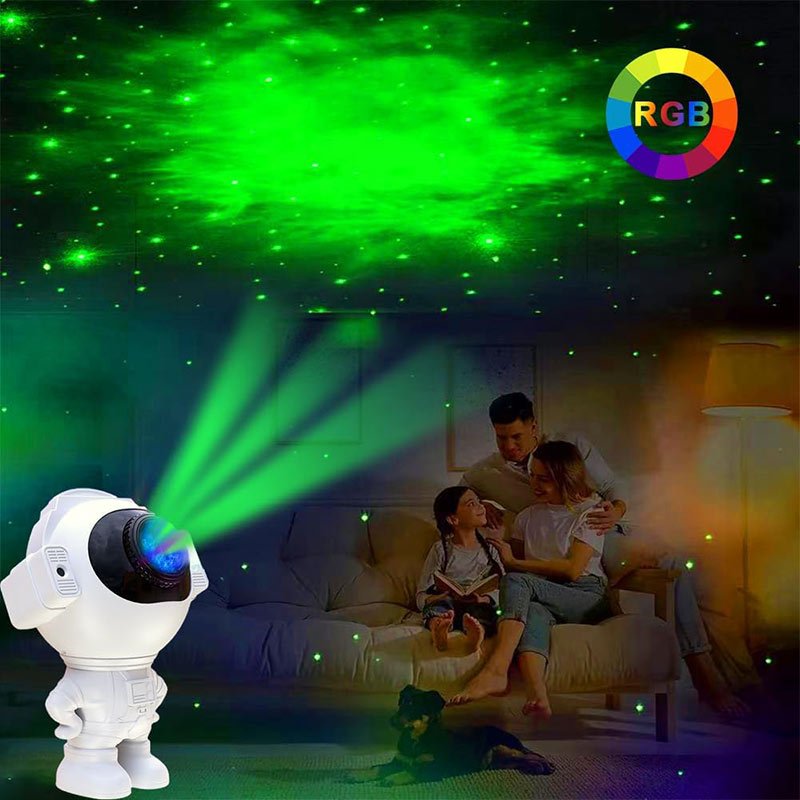 چراغ رقص نور کهکشانی اسپیکر دار بلوتوثی 3D Projection Light