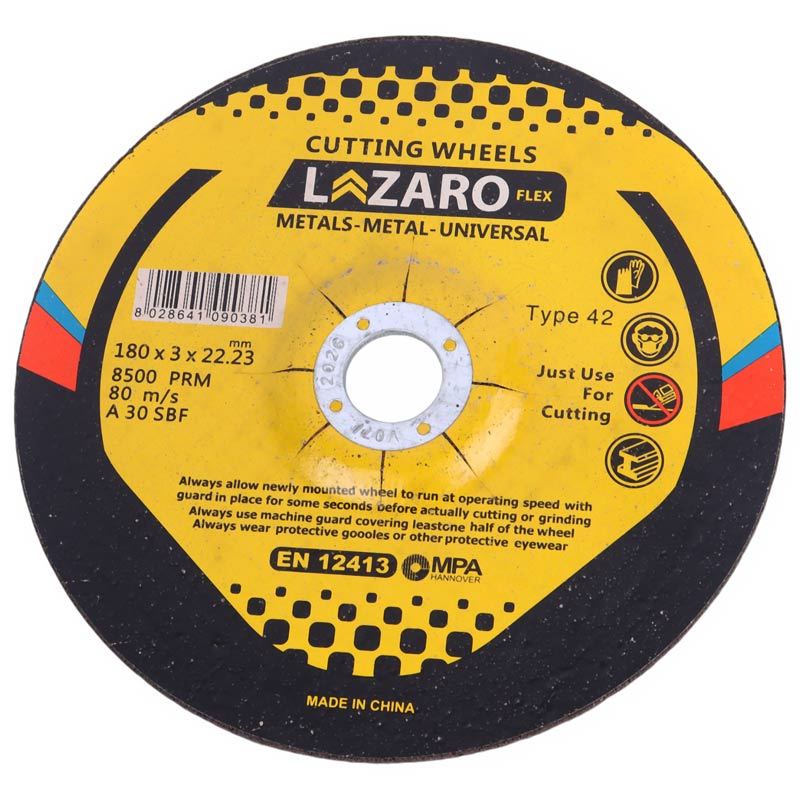 صفحه برش آهن لازارو lazaro 180mm