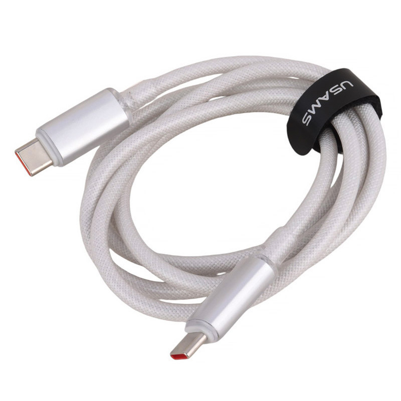 کابل تبدیل فست شارژ Usams US-SJ660 Type-C To Type-C PD 100W 1.2m