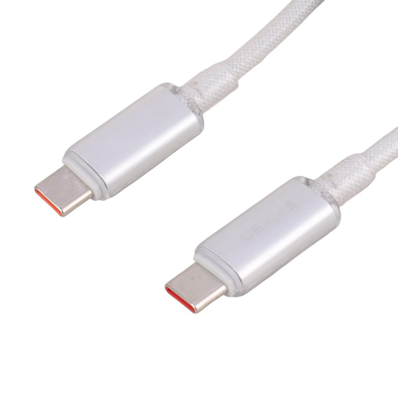 کابل تبدیل فست شارژ Usams US-SJ660 Type-C To Type-C PD 100W 1.2m