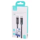 کابل تبدیل فست شارژ Usams US-SJ660 Type-C To Type-C PD 100W 1.2m