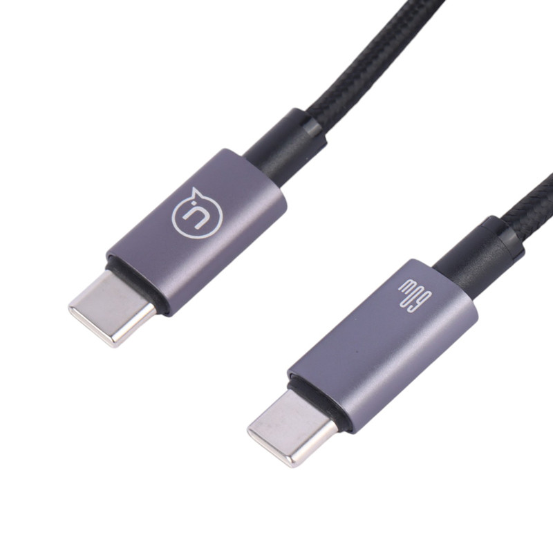 کابل تبدیل فست شارژ Usams US-SJ661 Type-C To Type-C 60W 1.2m