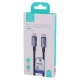 کابل تبدیل فست شارژ Usams US-SJ661 Type-C To Type-C 60W 1.2m