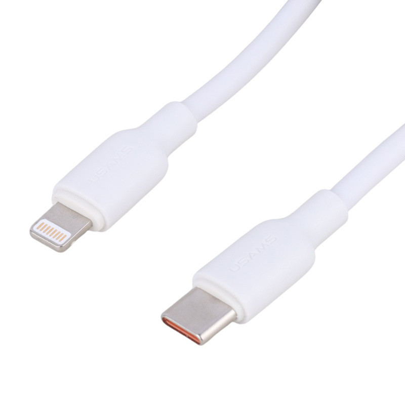 کابل تبدیل فست شارژ Usams US-SJ610 Type-C To Lightning PD 20W 1m