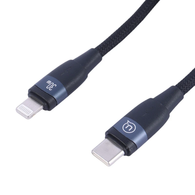 کابل تبدیل فست شارژ Usams US-SJ634 Type-C To Lightning PD 30W 1.2m