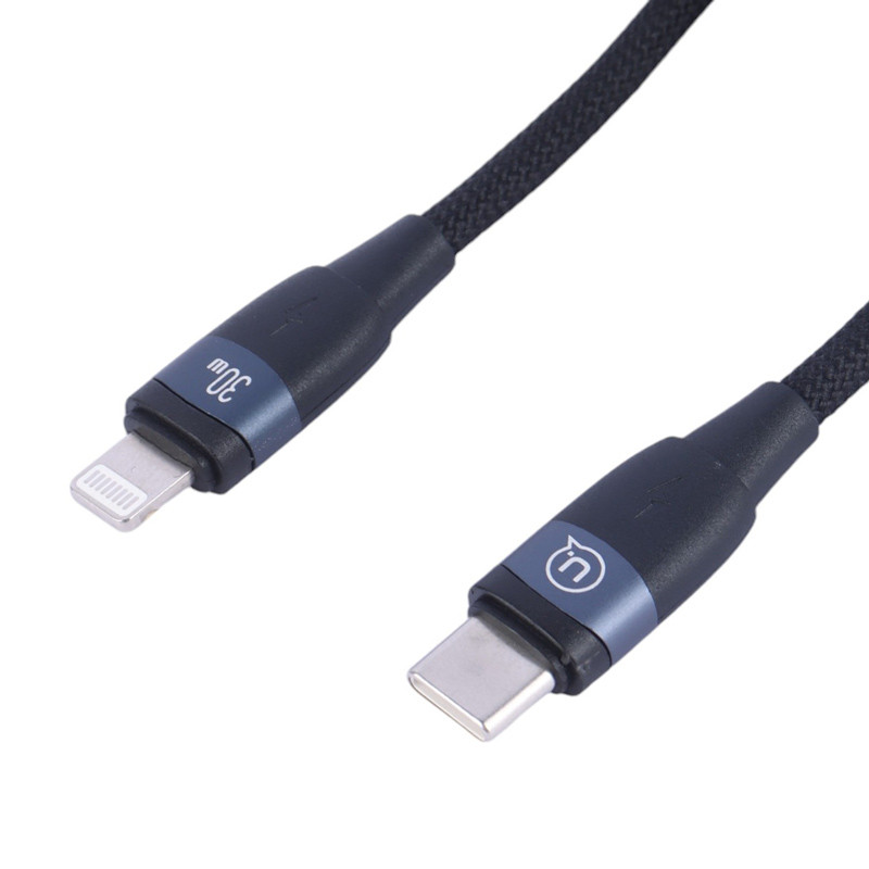 کابل تبدیل فست شارژ Usams US-SJ634 Type-C To Lightning PD 30W 1.2m