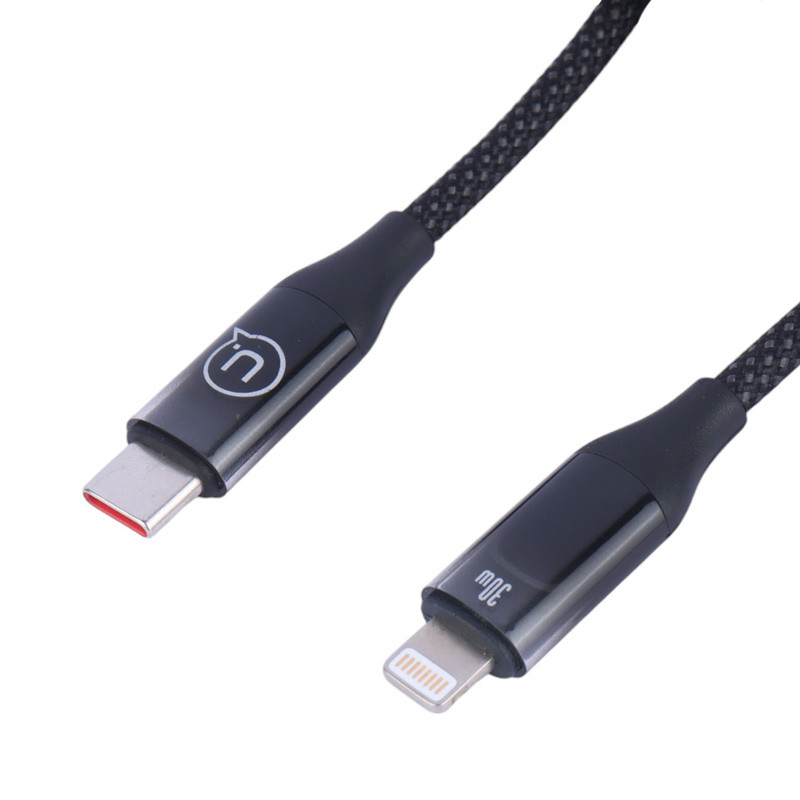 کابل تبدیل فست شارژ Usams US-SJ638 Type-C To Lightning PD 30W 1.2m