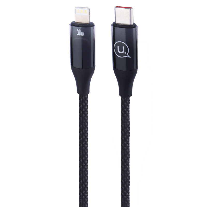کابل تبدیل فست شارژ Usams US-SJ638 Type-C To Lightning PD 30W 1.2m