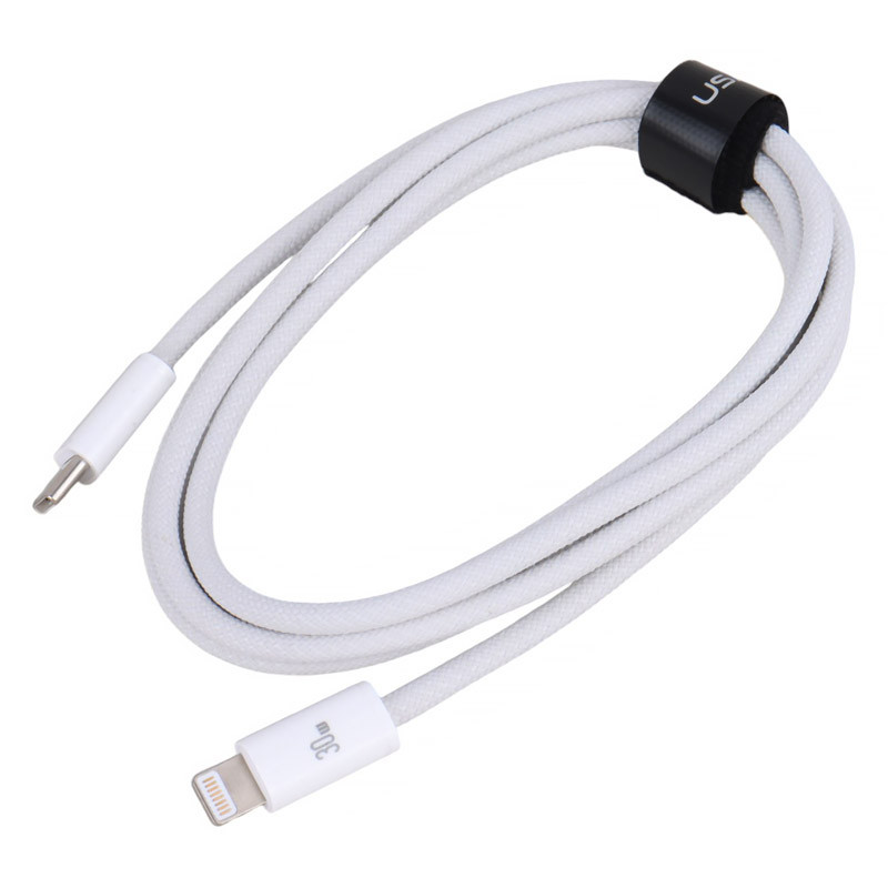 کابل تبدیل فست شارژ Usams US-SJ657 Type-C To Lightning PD 30W 1.2m