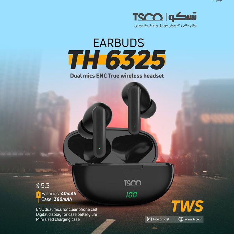 TSCO TH6325 TWS Wireless Earphones