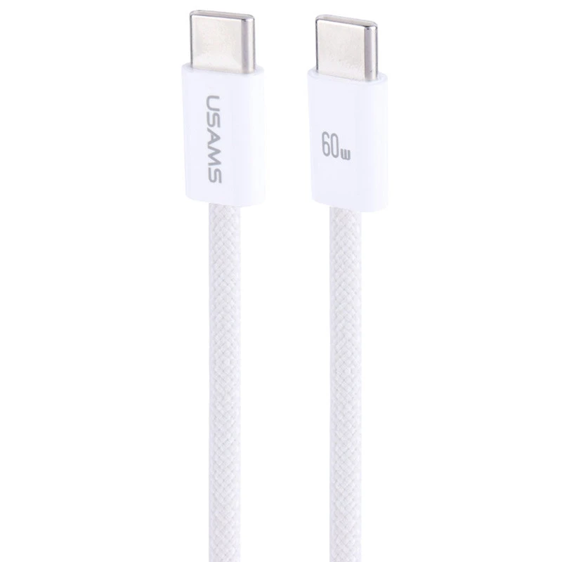 کابل تبدیل فست شارژ Usams US-SJ656 Type-C To Type-C PD 60W 1.2m
