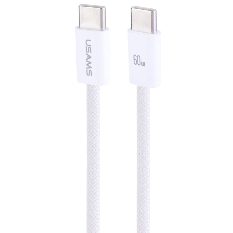کابل تبدیل فست شارژ Usams US-SJ656 Type-C To Type-C PD 60W 1.2m
