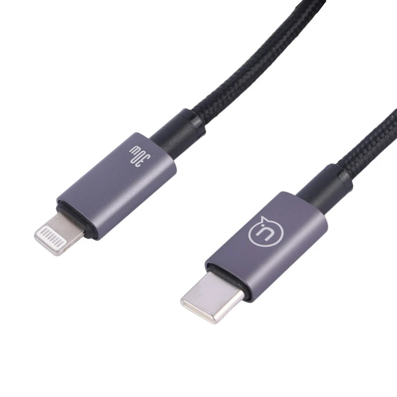 کابل تبدیل فست شارژ Usams US-SJ662 Type-C To Lightning 30W 1.2m