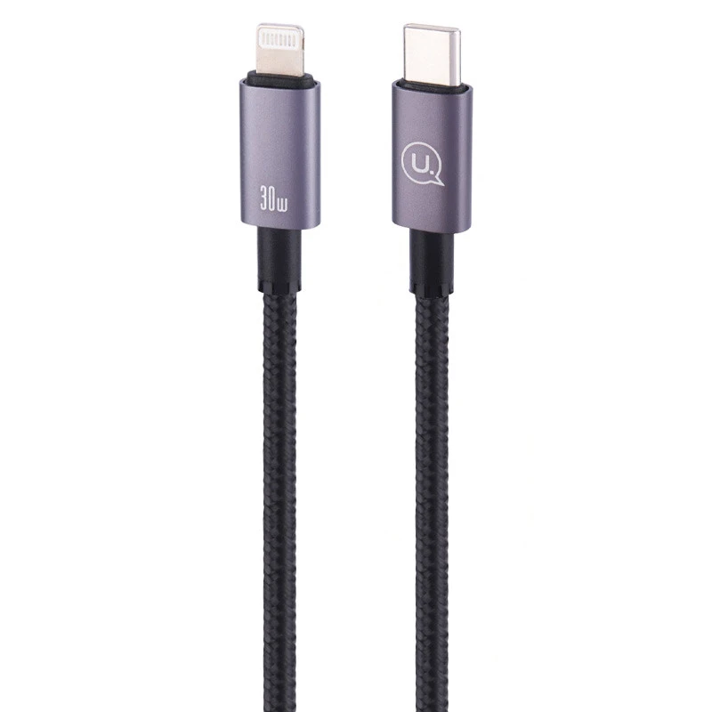 کابل تبدیل فست شارژ Usams US-SJ662 Type-C To Lightning 30W 1.2m