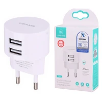 کلگی شارژ Usams US-CC080 2Port 2.1A 10.5W