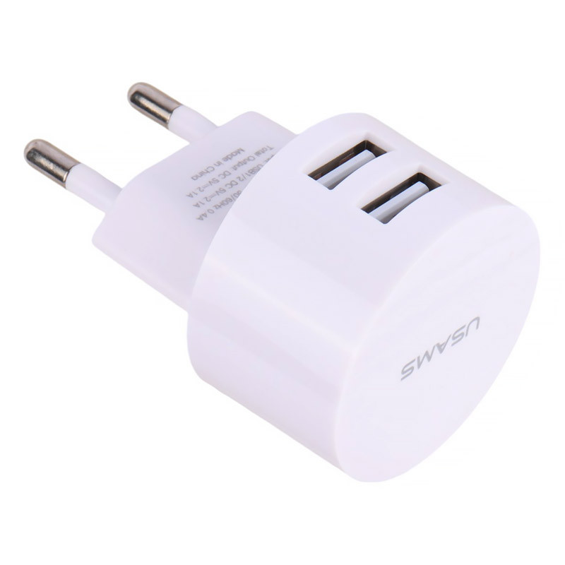 کلگی شارژ Usams US-CC080 2Port 2.1A 10.5W