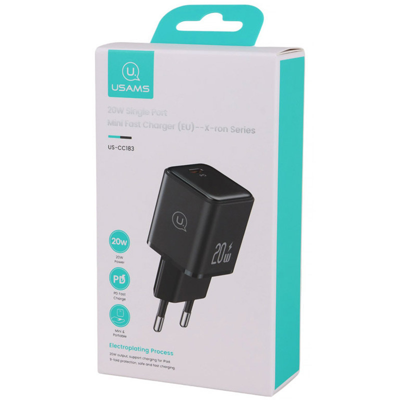 کلگی فست شارژ Usams US-CC183 3A PD 20W Type-C