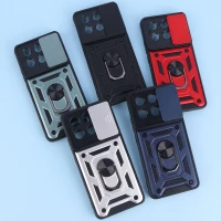 قاب ضد ضربه بتمنی محافظ لنزدار هولدردار شیائومی Poco X6 Pro