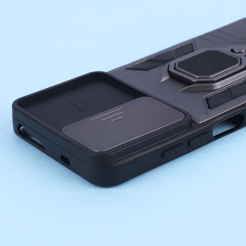 قاب ضد ضربه محافظ لنزدار کشویی هولدر دار بتمن Xiaomi Redmi Note 11 / 11s