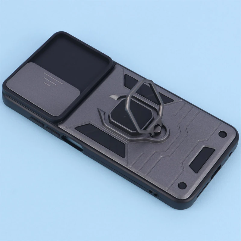 قاب ضد ضربه محافظ لنزدار کشویی هولدر دار بتمن Xiaomi Redmi Note 11 / 11s