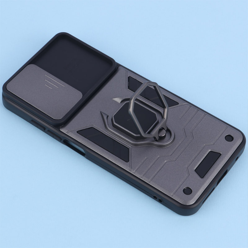 قاب ضد ضربه محافظ لنزدار کشویی هولدر دار بتمن Xiaomi Redmi Note 11 / 11s