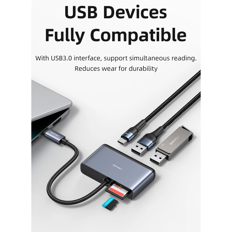 هاب 5 پورت Type-C یوسامز US-SJ628