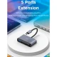 هاب 5 پورت Type-C یوسامز US-SJ628