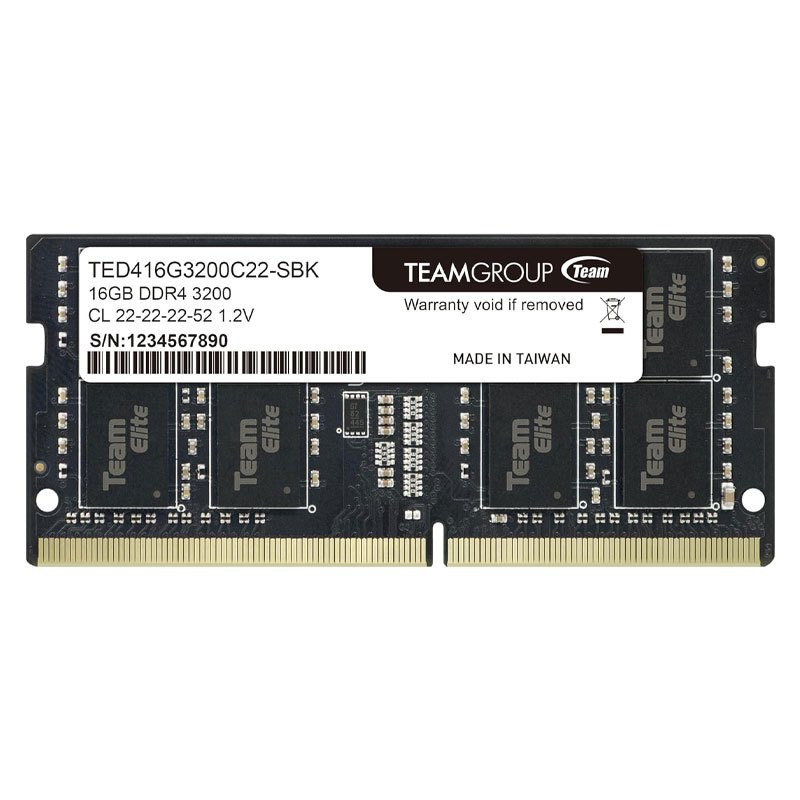 رم لپ تاپ TeamGroup Elite DDR4 16GB 3200MHz CL22 Single