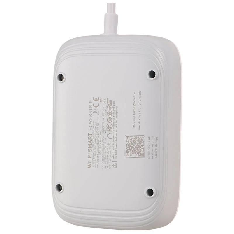 چند راهی 3 خانه برق ارت دار هوشمند کینگ استار KPS5170PD با کابل 2 متری + شارژر USB و Type-C