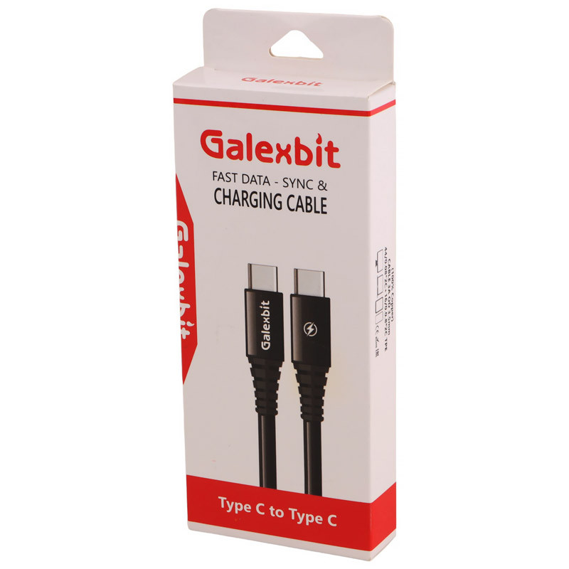 کابل تبدیل فست شارژ Galexbit Type-C to Type-C 3A 1m