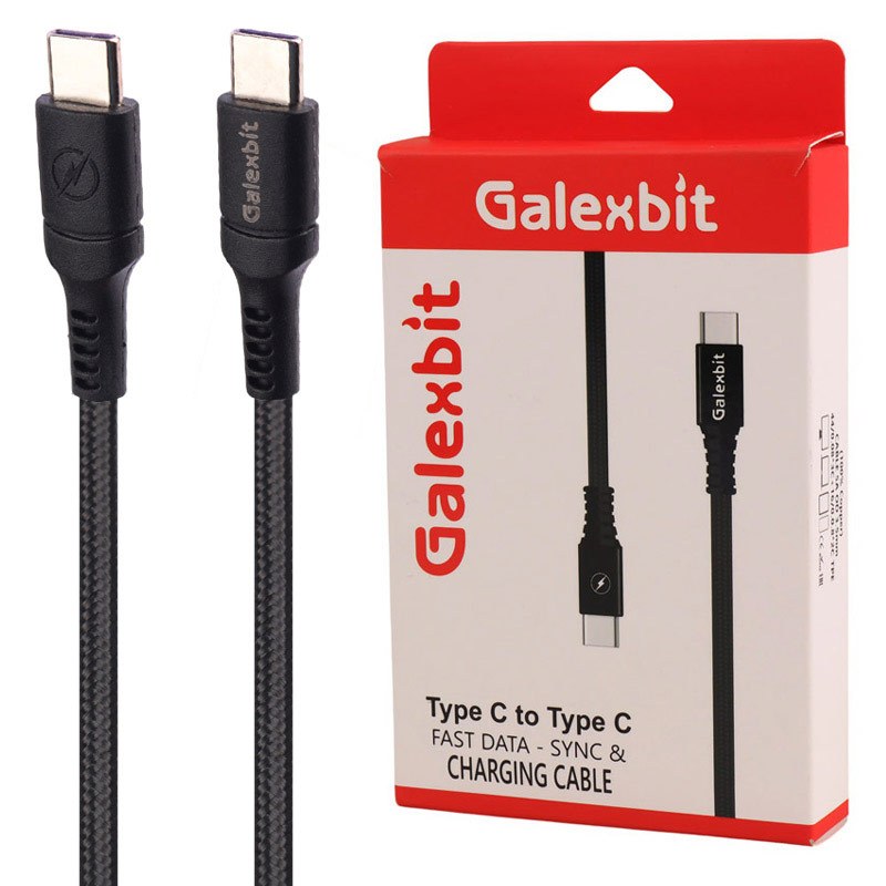 کابل تبدیل فست شارژ Galexbit Type-C to Type-C 1m