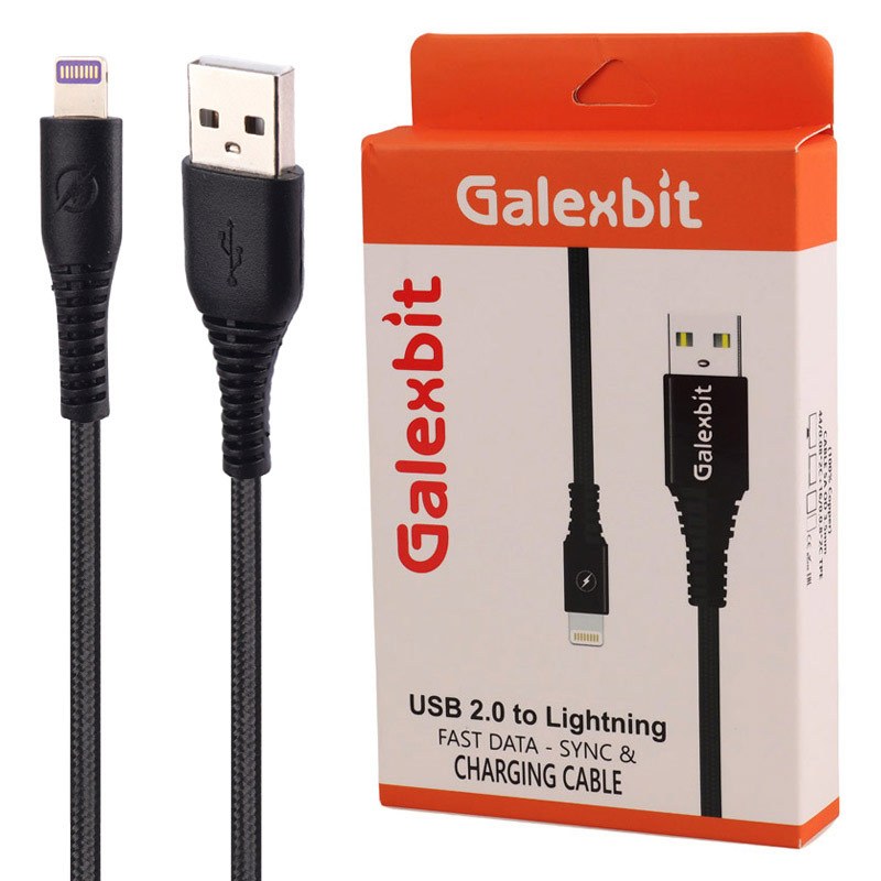 کابل آیفونی فست شارژ Galexbit 5A 1m کد 2