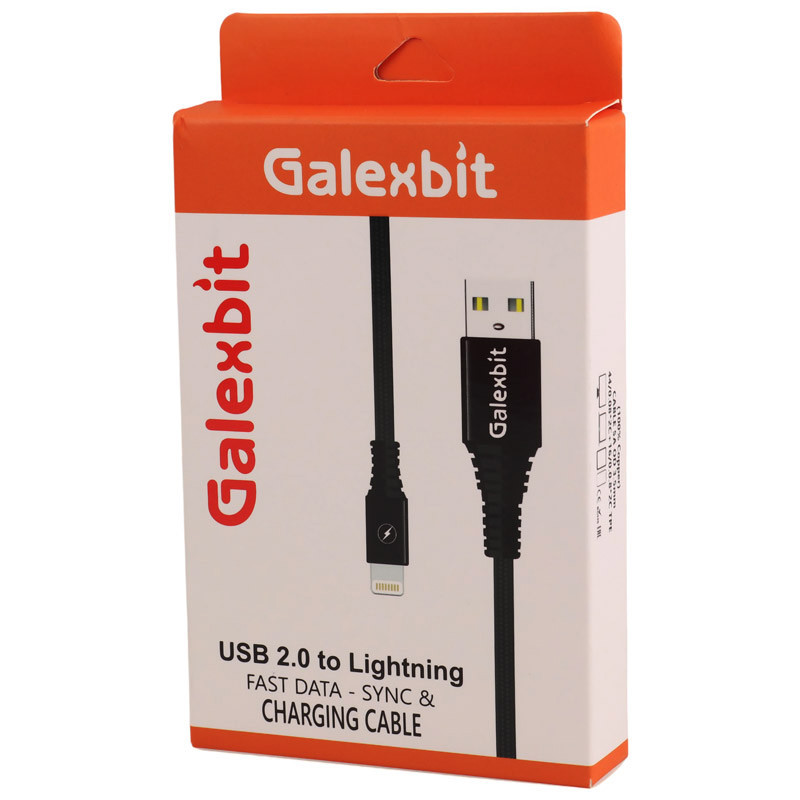 کابل آیفونی فست شارژ Galexbit 5A 1m کد 2