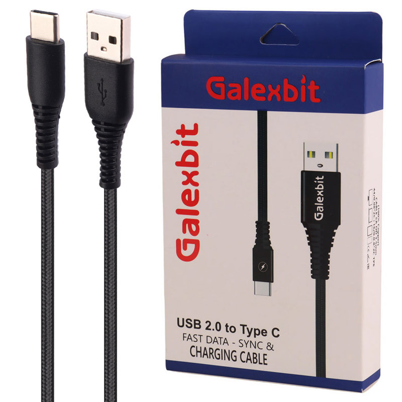 کابل تایپ سی فست شارژ Galexbit 5A 1m کد 2