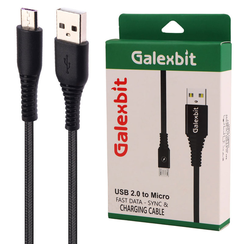 کابل میکرو یو اس بی فست شارژ Galexbit 5A 1m کد 2