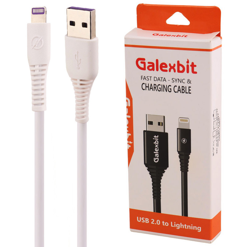 کابل آیفونی فست شارژ Galexbit 5A 1m