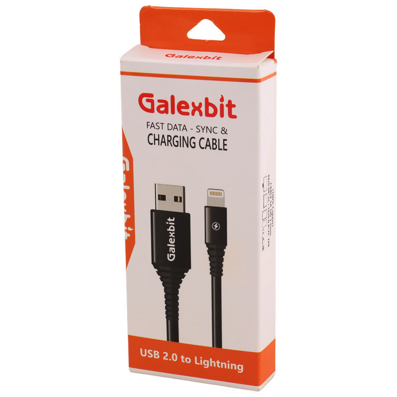 کابل آیفونی فست شارژ Galexbit 5A 1m