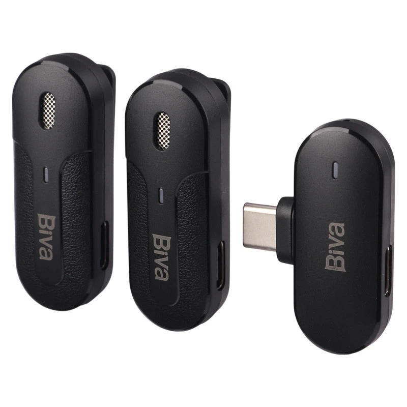 میکروفون یقه ای بی سیم Biva WM-04 Type-C