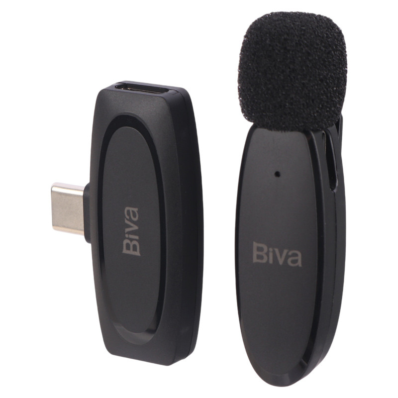 میکروفون یقه ای بی سیم Biva WM-01 Type-C