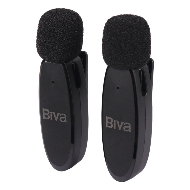 میکروفون یقه ای بی سیم Biva WM-03 Type-C/Lightning