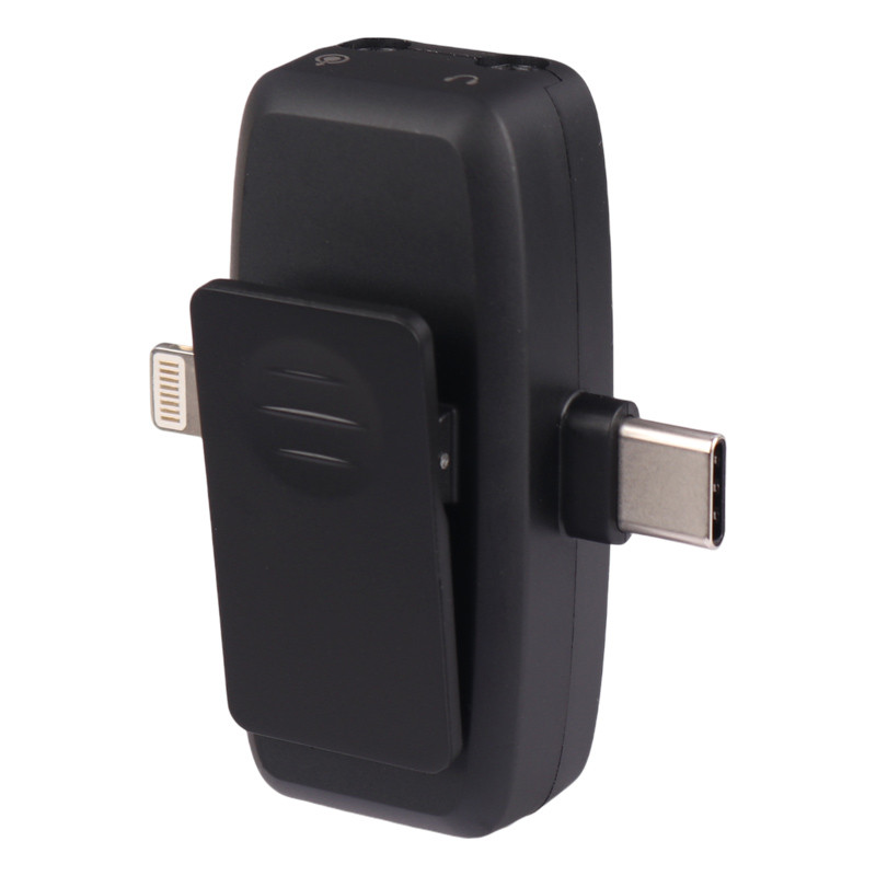 میکروفون یقه ای بی سیم Biva WM-03 Type-C/Lightning