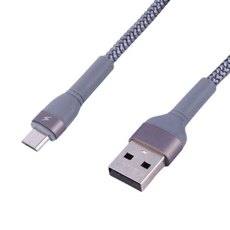 کابل میکرو یو اس بی فست شارژ Remax RC-124m 2.4A 1m