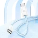 کابل تبدیل فست شارژ Usams US-SJ656 Type-C To Type-C PD 60W 1.2m