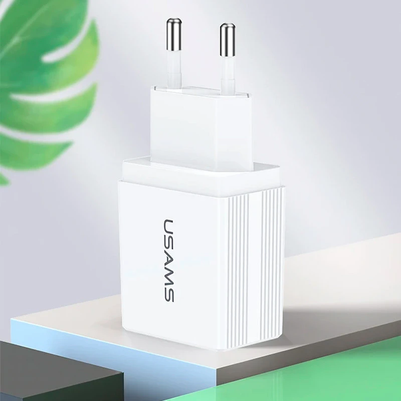کلگی شارژ Usams US-CC090 2Port 2.1A 10.5W